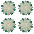 thumbnail image 1 of Manteles Individuales Bordados NavideñOs, Manteles Individuales con Apliques de Flor de Pascua, Manteles Individuales con Flores NavideñAs para DecoracióN de Mesa B, 1 of 5