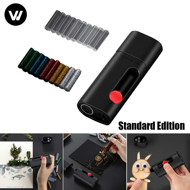 Wowstick Hot Melt Glue Mini Pen Small Hot With Built-in Lithium Battery  Type-c USB Charging Wireless 3D Painting DIY Art Tool Packed With Colorful  Glue Stick 2000mAh Large Capacity WOWSTIC 