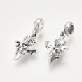 thumbnail image 2 of 10pc Alloy European Dangle Charms Large Hole Pendants Dragon Silver 31mm Hole: 4mm, 2 of 3