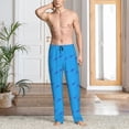 thumbnail image 5 of Mens Pajama Pants - Soft Sleep & Lounge Pants for Men, Cartoon Cool Shark Blue_D Cuteness Casual PJ Bottoms Pants with Pockets, 5 of 5