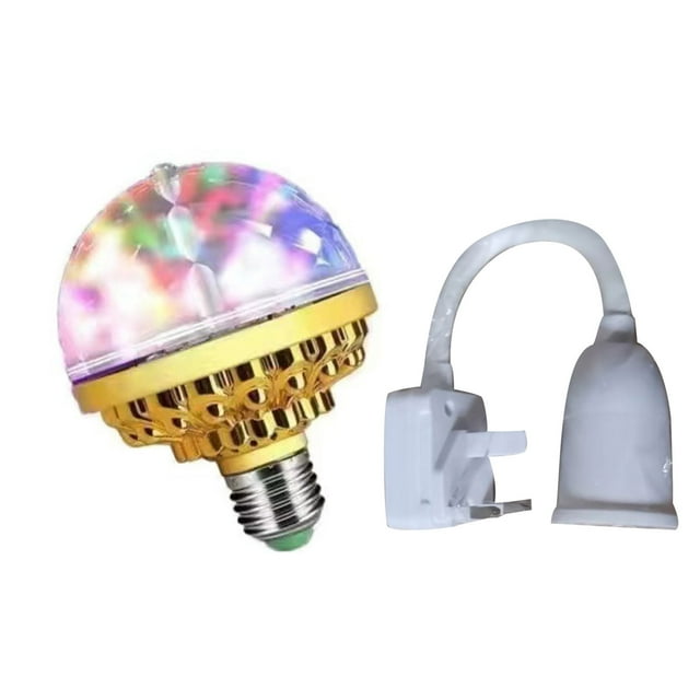 Lumière de Scène Dorée LED Maison 6 Perles Colorées RGB KTV Essentiels Maison