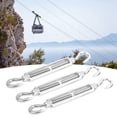 thumbnail image 4 of Hook and Hook Turnbuckle, Strainer Cable Free Rotation Rope Tensioner Corrosion Resistant High Tensile Strength  for Industrial Supplies, 4 of 7