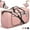 Pink, variant on 65L Large Duffle Bag for Travel - Foldable Men Women Duffel Bag with Shoes Compartment - Gym Overnight Bags Waterproof & Tear Resistant(Black)