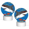 thumbnail image 2 of Sikiie Shark With Sunglasses and Lobste Acrylic Night Light Gift Custom Acrylic Night Light LED Lights for Bedroom Home Office, 2 of 9