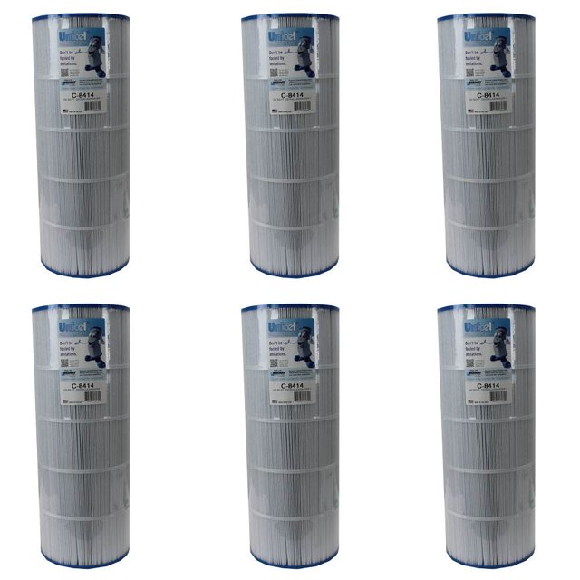 Unicel Replacement Cartridge Filter 150 Sq Ft Waterway Clearwater 150 (6 Pack)