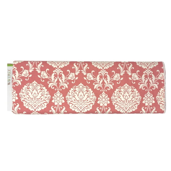 Waverly Inspirations 45" 100% Cotton Damask Flowers Sewing & Craft Fabric 8 yd By the Bolt, Coral