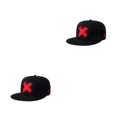 thumbnail image 4 of Jumpingount Gorra de béisbol de tamaño universal, protección solar y sombrero de moda, artículo deportivo de estilo rojo ajustable 2Conjunto, 4 of 6