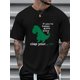 thumbnail image 1 of Cute Dinosaur Print T-shirt, Stylish & Breathable Street Fashion For Men, Simple Comfy Top, Casual Crew Neck Short Sleeve T-shirt For Summer Tee For Adult, Men, Women, Teen, Teenager, Adolescent,Yout, 1 of 6