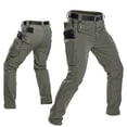 thumbnail image 6 of Lekwk Work Pants for Men Lightweight Quick Dry Baggy Cargo Pants Elastic Waist Lounge Athletic Trousers with Pockets Hiking Gym Sports Activewear, 6 of 7
