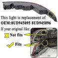 thumbnail image 4 of Applies to Car Rear Bumper Tail Light Turn Signal Brake Light with 4 bulb  Audi Q3 2011-2018 Rear Signal Lamp 8UD945095 8UD945096, 4 of 6
