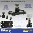 thumbnail image 3 of Ultimaxx Essential GoPro Hero 12 Ensemble - Comprend : Carte Mémoire Micro Extrême 64 Go, Mini Caméra Portable en Métal et Plus (Ensemble de 17 Pcs), 3 of 9