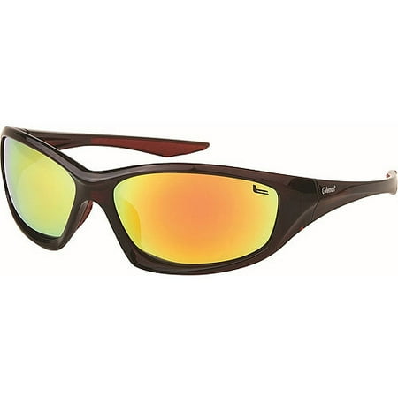 Coleman CC1 Burgundy Polarized Sport Wrap Sunglass