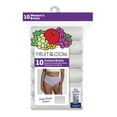 thumbnail image 3 of Fruit of the Loom Women's Cotton Brief Underwear, 10-Pack, 3 of 13