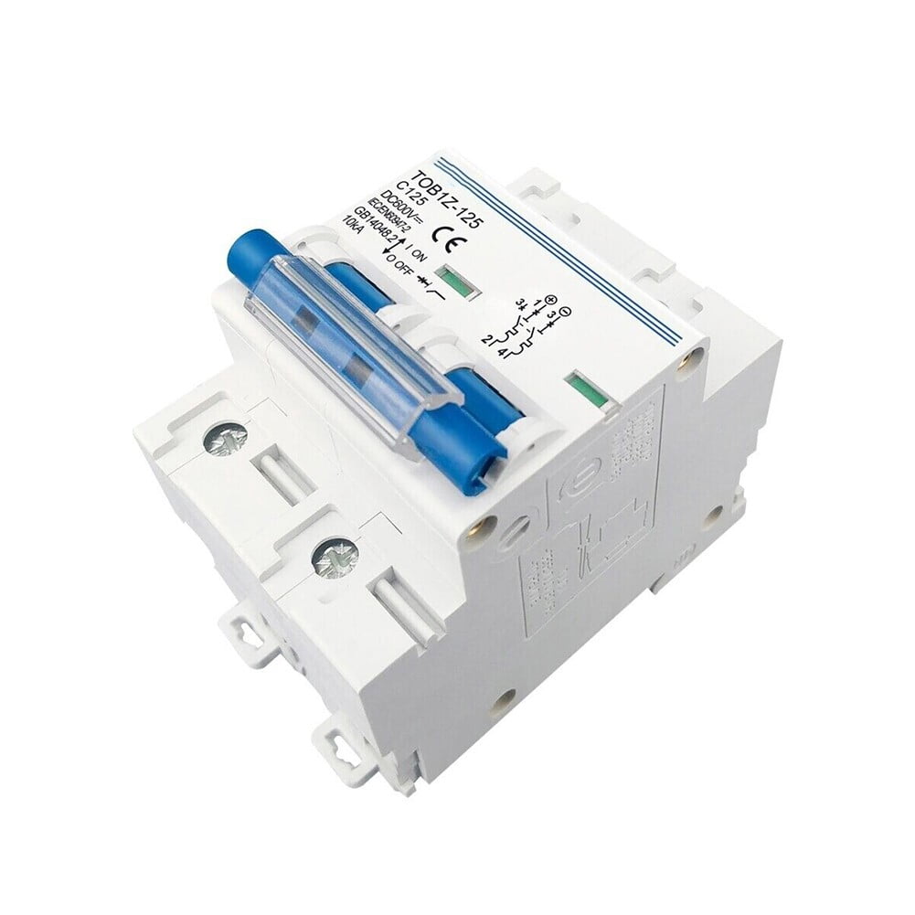 DC MCB for Solar PV 2P 125A 100A 80A 600V Circuit breaker PV System Battery