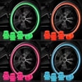 thumbnail image 3 of Tapa de válvula de neumático luminoso, accesorio Universal para automóvil, motocicleta, bicicleta, auto luminoso por la noche, sin electricidad, decorativo, 3 of 5