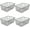 4Pack-Black-Small, variant on 6 Pack Wire Storage Baskets for Organizing, Pantry Organization Bins for Kitchen Cabinets, Closet - Freezer Storage Baskets,Metal Basket for Laundry, Garage, Bathroom Countertop Organizer, Black