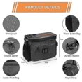 thumbnail image 2 of Bike Basket Front Bag, Waterproof Bike Basket Bag With Touchscreen Front Bike Bag And Detachable Shoulder Strap For All Cell Phones, 2 of 5