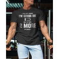 thumbnail image 3 of Gymish Two More Workout T-Shirt for Men – Funny Gym Shirt, Motivational Lifting Tee, Athletic Workout Apparel, 3 of 6
