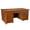 Cherry, variant on Pemberly Row Arts and Crafts Wood Library Desk w/ File Cabinet in Cherry