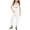 White#9527, variant on BOOMNY Girls Jumpsuits Back To School Letter Graphic Strapless Jumpsuits for Kids Soft Jumpsuit With Pockets