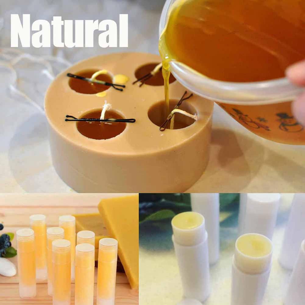 1000g Pure Natural Beeswax 100% No Added Soy Wax DIY Handmade Gift Wax Candle Making Supplies Yellow And White Beeswax