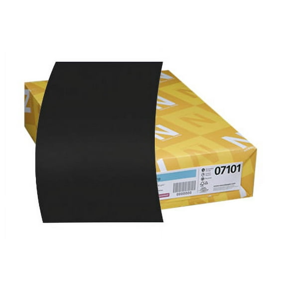 Astrobrights Eclipse Black 80# Cover 8.5"x11" - 250 sheets Limited Papers™ Brand