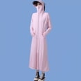 thumbnail image 6 of QHFBli Sun Protection Clothing Women Long Sleeve UPF 57+ Swimsuit Cover Up Lightweight Full Zip UV Dresses for Women, 6 of 9