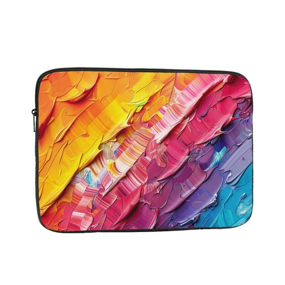 Rainbow Colorful Pride Laptop Sleeve Bag Compatible With MacBook Air / Pro iPad MateBook Tablet Surface HP Lenovo Dell ASUS Acer Laptop Computer Protective Size: 10 inch