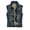 *4-Dark Blue, variant on Men's Button Down Studded Punk Denim Vest , Sleeveless Biker Jean Jacket For Men,Black,M-5XL