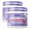 ColonSweep - Strawberry Flavored Probiotic Psyllium Husk Powder Colon Cleanser,7.8 oz. Fiber Supplement Support for Gut Health - Cleanse for Bloating Relief & Detox- 30 Servings (Pack of 2)