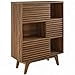 thumbnail image 3 of Modway Render Three-Tier Display Storage Cabinet Stand, Walnut, 3 of 4