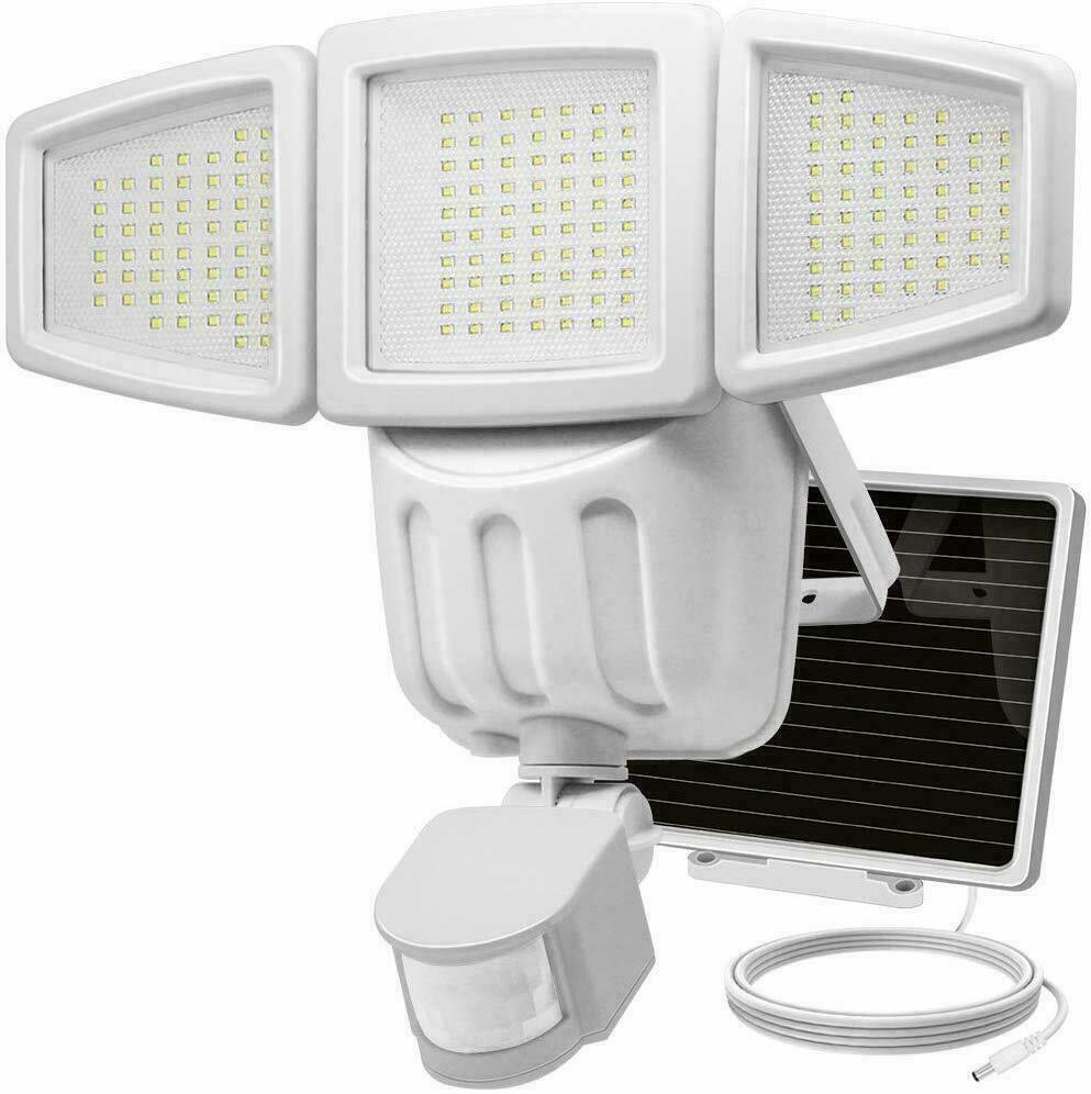Solar Lights Outdoor, 182 LED 1000 Lumens Motion Sensor Lights Waterproof - image 1 of 9