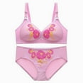 thumbnail image 2 of Otvok Womens Lace Adjustable Plus Size Bra without Steel Ring Thin Underwear Set, 2 of 6