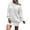 White, variant on Sweater Dress for Women Off Shoulder Boat Neck Long Sleeve Chunky Knit Jumper Pullover White L