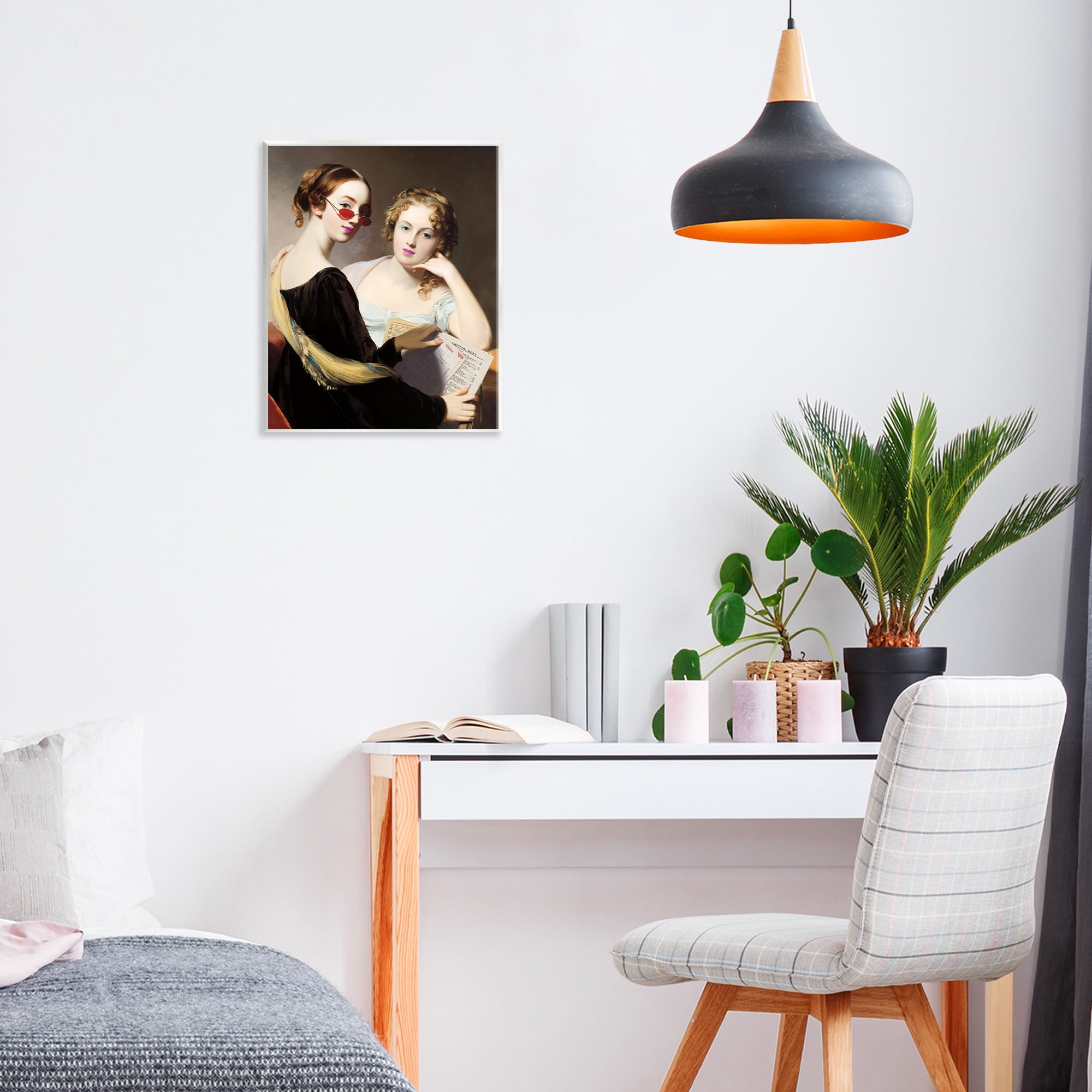 Stupell Industries Vintage Ladies Ordering Takeout Wall Plaque Art, design by Wild Apple Portfolio