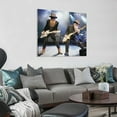 thumbnail image 3 of Billy Gibbons Poster Canvas Poster Canvas Wall Art Poster Decorative Bedroom Modern Home Print Picture Artworks Posters 28x28inch(70x70cm), 3 of 5