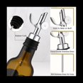 thumbnail image 3 of 6 Piezas De Vertedores De De Licor De Acero Inoxidable Con Peso, Dispensador AutomáTico De , Vertedor De Alcohol BalsáMico (Plata), 3 of 7