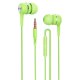 thumbnail image 2 of Auricular con cable Auriculares con cable para juegos en oreja con micrófono Subwoofer de graves pesados Cable de 1,2 m de sonido impactante 9D Ruido para iOS y - verde Magideal Auricular con cable, 2 of 5