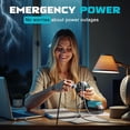 thumbnail image 2 of Power Inversor de Energía Compatible con Batería Ma*kita 18V, DC 18V a AC 110V Estación de Energía Portátil Generador con 2 Tomas AC y 1 Type-C PD 65W y 1 USB a 18W Máx para Emergencia, 2 of 9