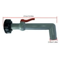 thumbnail image 3 of Contenant IBC Bec en Plastique Robinet de Vidange Fileté Raccords de Contrôle Marche/arrêt Intégrés Accessoires Pièces de Rechange 90° Long 32mm, 3 of 8