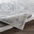 thumbnail image 5 of Surya Aisha AIS-2318 31 x 91" Runner Fabric Rug in Dark Blue/Gray/Off White, 5 of 6