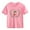 Pink, variant on MZXELPRJD Shirts for Girls Easter Outfit Bunny Tees Spring Summer Casual Short Sleeve Graphic T-shirt Summer Clothes Camisas Para NiñOs