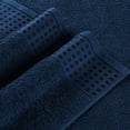 thumbnail image 2 of "GLAMBURG 100% Cotton Ultra Soft 6 Pack Towel Set, Contains 2 Bath Towels 28x55 Inches, 2 Hand Towels 16x24 Inches & 2 Wash Coths 12x12 Inches, Compact Absorbent Lightweight & Quickdry- Mineral Blue", 2 of 6