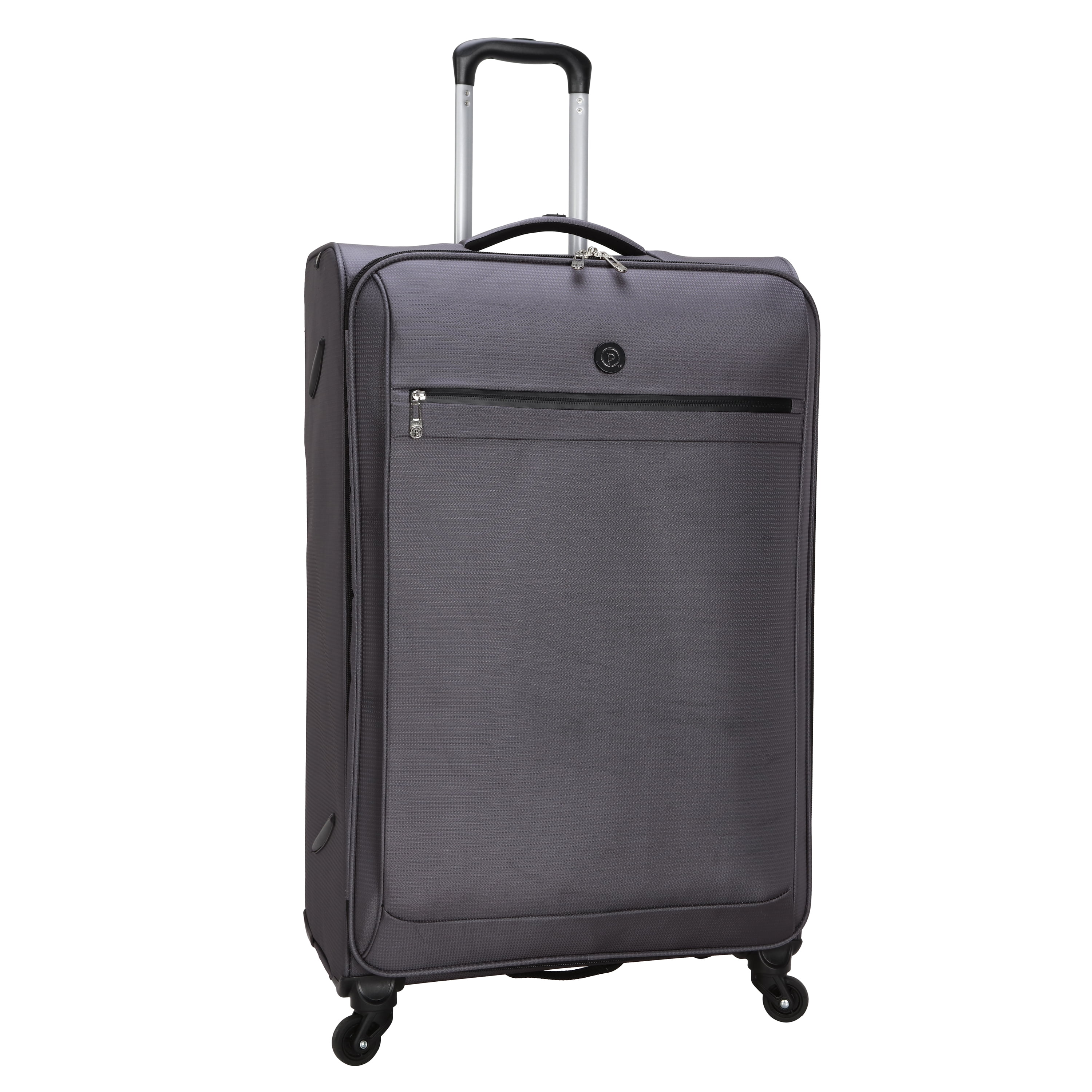 Protege 30 inch Lightweight Softside Travel Upright Checked Luggage, Grey, Adult