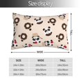 thumbnail image 2 of Kdxio Cotton Pillow Cases 16"x24" Pillowcases,Soft and Breathable Bedroom Pillow Cases-Panda Ice Creams Donuts-No Pillow Core, 2 of 5