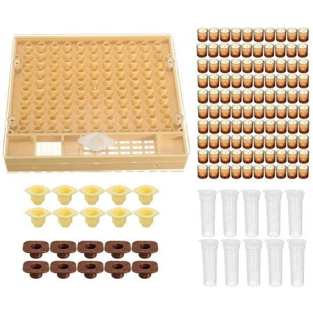 Beekeeping Complete Queen Rearing Cell Cup kit Catcher Box Hair Roll ...