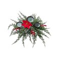 thumbnail image 1 of 2025 Artificial Christmas Decor, Traditional Red Green Festive Style For Dining Room Table, 1 of 5