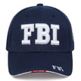 thumbnail image 2 of Gorra de béisbol bordada con letras del FBI para hombre, 2 of 3