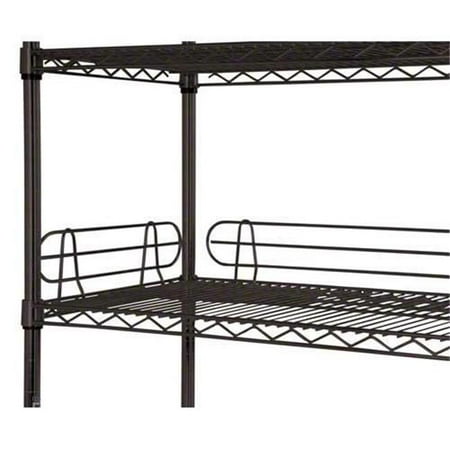 

Focus Foodservice FL244BK 24 in. x 4 in. high black epoxy ledge