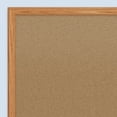 thumbnail image 4 of Quartet Basic Cork Bulletin Board Oak Finish Frame 18"H x 24"W (85350) 168679, 4 of 5